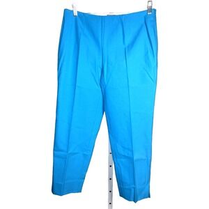 Lands' End Pants 8P Mid Rise Slim Leg Blue Size‎ 8 P Casual Preppy Vacation